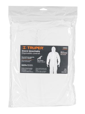 OVERD-ME1.jpg 13983 - Overol desechable, talla M, Truper