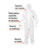 13982 - Overol desechable, talla CH, Truper