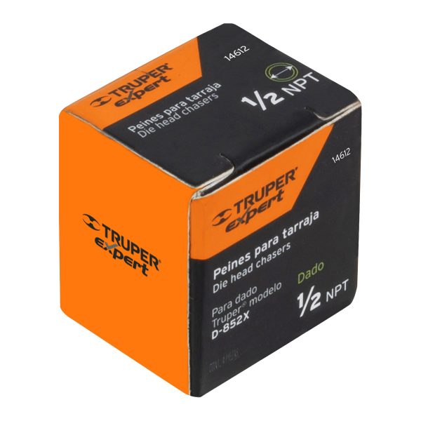 14612 - Juego de 4 peines de 1/2' para tarrajas T-852X, Expert