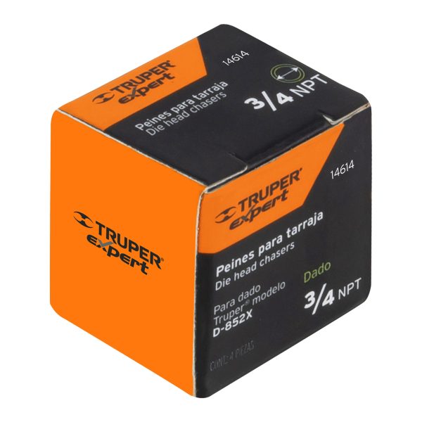 14614 - Juego de 4 peines de 3/4' para tarrajas T-852X, Expert