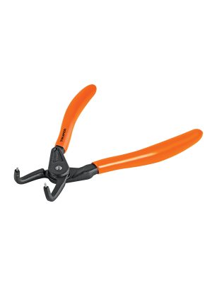 17362 - Pinza punta a 90° 6-3/4' para cerrar anillos, mango de PVC