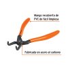 17362 - Pinza punta a 90° 6-3/4' para cerrar anillos, mango de PVC