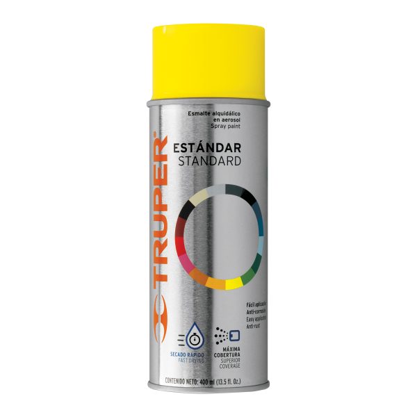 102834 - Pintura en aerosol, amarillo canario,bote tradicional,400ml