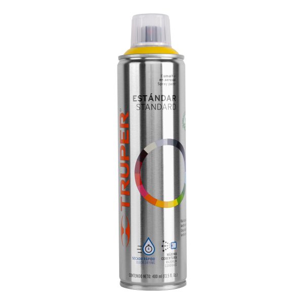 19049 - Pintura en aerosol, amarillo canario, bote esbelto, 400 ml