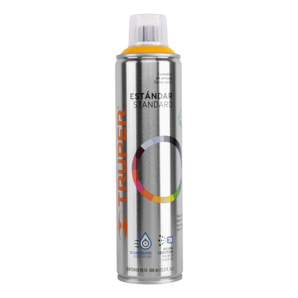 19042 - Pintura en aerosol, amarillo, bote esbelto, 400 ml