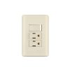 26633 - Placa armada interruptor y 2 contactos, marfil, Basic