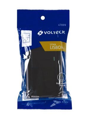 PA-APCO15-LNE1.jpg 47899 - Placa armada negra interruptor y contacto 1.5 mód, Lisboa