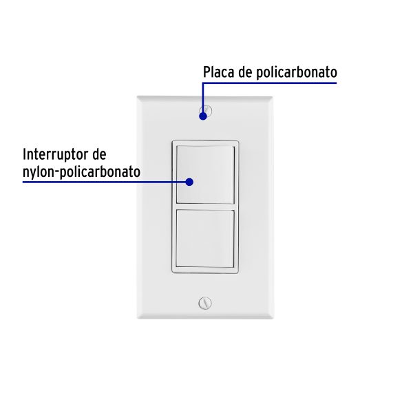 40019 - Placa armada interruptor sencillo y de 3 vías Classic