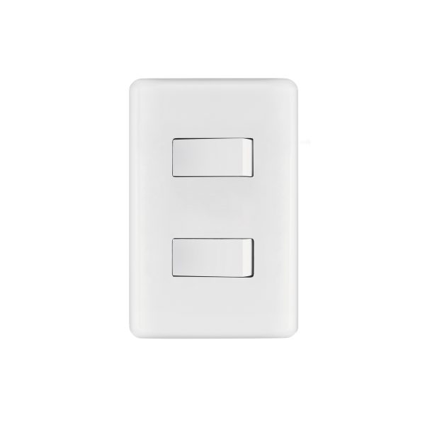 25085 - Placa armada 1 interruptor sencillo + 1 de 3 vías, Basic