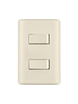 PA-APDO-EBI.jpg 26639 - Placa armada 1 interruptor y 1 escalera, marfil, Basic