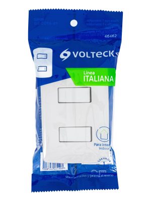 PA-APDO-EIBE1.jpg 46462 - Placa armada 1 interruptor 1 escalera,blanco, línea Italiana