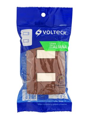 49932 - Placa armada 1 interruptor 1 escalera, madera,línea Italiana