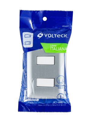 PA-APDO-EIPE1.jpg 46481 - Placa armada 1 interruptor 1 escalera, plata, línea Italiana