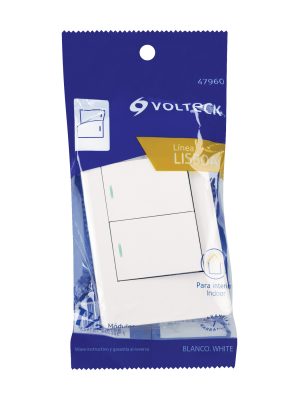 PA-APDO15-LBE1.jpg 47960 - Placa armada blanca 2 interruptores 1.5 módulos, Lisboa