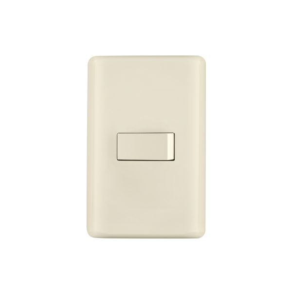 26642 - Placa armada 1 interruptor sencillo, marfil, Volteck