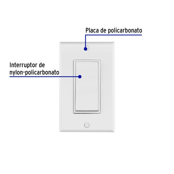 40017 - Placa armada con interruptor sencillo Classic, Volteck