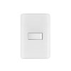 25084 - Placa armada con 1 interruptor de 3 vías, Volteck Basic