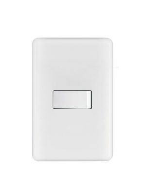 25084 - Placa armada con 1 interruptor de 3 vías, Volteck Basic