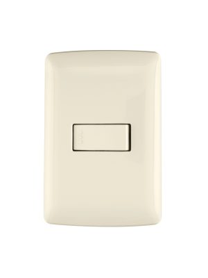 PA-APSE-I.jpg 48660 - Placa armada 1 interruptor sencillo, marfil, línea Italiana