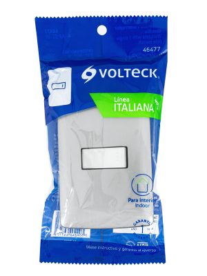 PA-APSE-IPE1.jpg 46477 - Placa armada 1 interruptor sencillo plata, línea Italiana