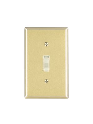 48497 - Placa armada interruptor sencillo, línea Standard, aluminio