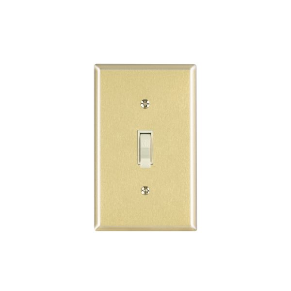 48497 - Placa armada interruptor sencillo, línea Standard, aluminio