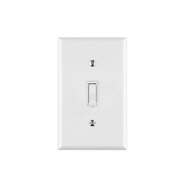 45952 - Placa armada interruptor sencillo, línea Standard, blanco