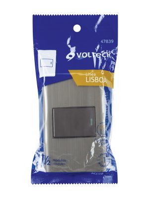 PA-APSE15-ELAE1.jpg 47839 - Placa armada acero 1 interruptor de 3 vías 1.5 mód, Lisboa