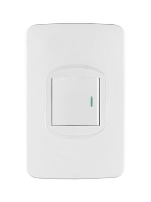 29056 - Placa armada 1 interruptor de 3 vías 1.5 módulos, Toledo