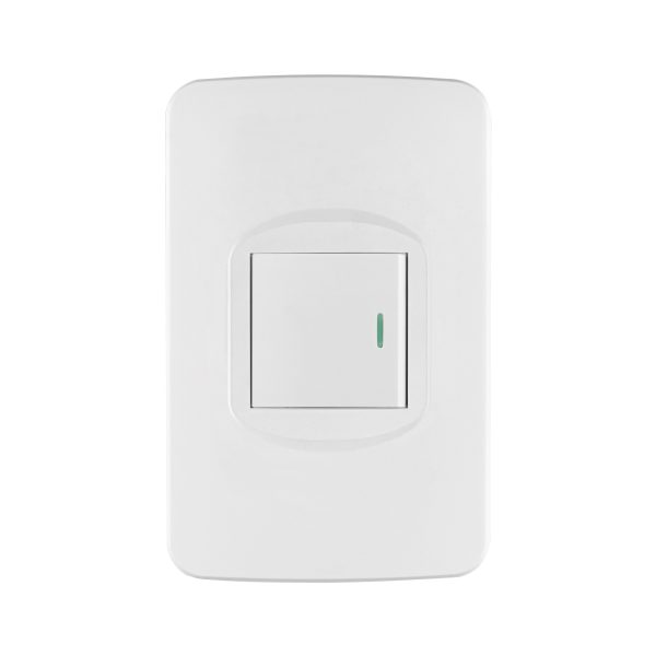 29056 - Placa armada 1 interruptor de 3 vías 1.5 módulos, Toledo