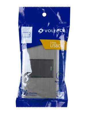 PA-APSE15-LAE1.jpg 47838 - Placa armada acero inox 1 interruptor 1.5 módulos, Lisboa