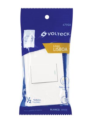 PA-APSE15-LBE1.jpg 47958 - Placa armada blanca 1 interruptor 1.5 módulos, Lisboa