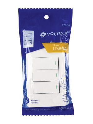 PA-APTR-LBE1.jpg 47956 - Placa armada blanca 3 interruptores 1 módulo, Lisboa