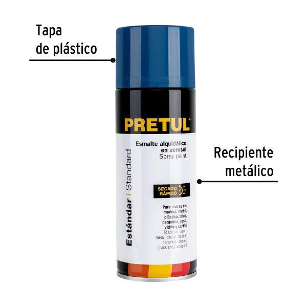 27182 - Pintura en aerosol, azul ultramar, 400ml, Pretul