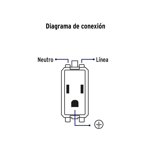 26636 - Placa armada 3 contactos aterrizados, marfil, Volteck