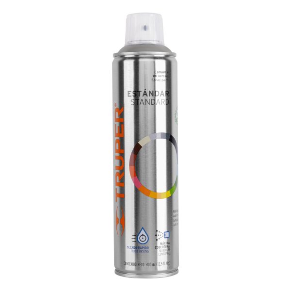 19045 - Pintura en aerosol, gris claro, bote esbelto, 400 ml