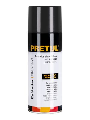 27004 - Pintura en aerosol, gris oscuro, 400 ml,Pretul