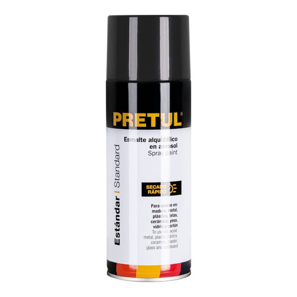 27004 - Pintura en aerosol, gris oscuro, 400 ml,Pretul