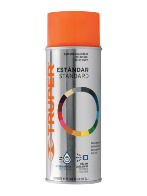 102822 - Pintura en aerosol, naranja, bote tradicional, 400 ml