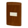 49952 - Placa armada con timbre madera, línea Italiana, Volteck