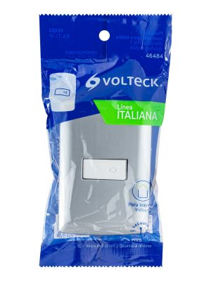 PA-TI-IPE1.jpg 46484 - Placa armada con timbre, plata, línea Italiana, Volteck