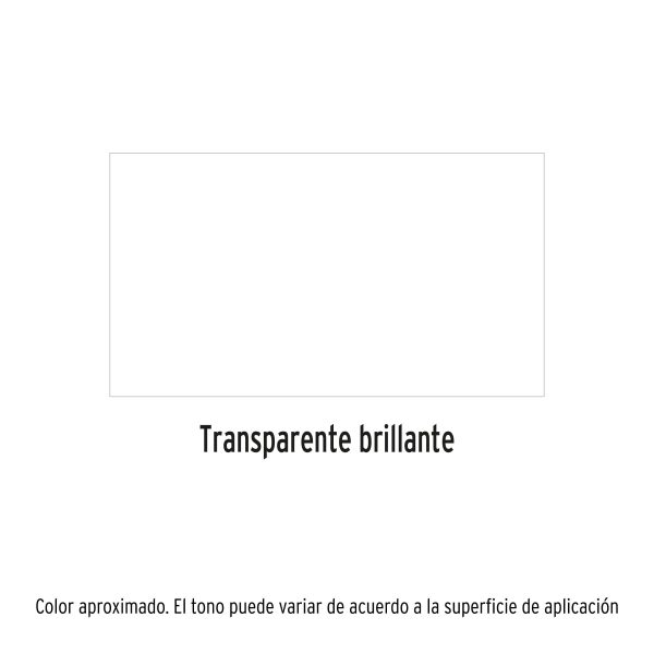 19036 - Pintura en aerosol,transparente brillante,bote esbelto,400ml