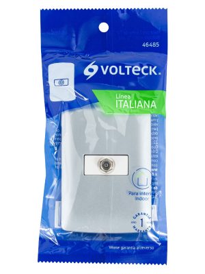 PA-TV-IPE1.jpg 46485 - Placa armada con conexión para TV, plata, línea Italiana