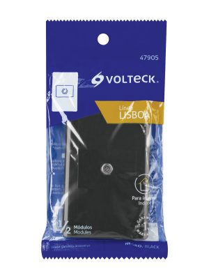 PA-TV-LNE1.jpg 47905 - Placa armada negra 1 toma de TV, 1.5 módulos, Lisboa