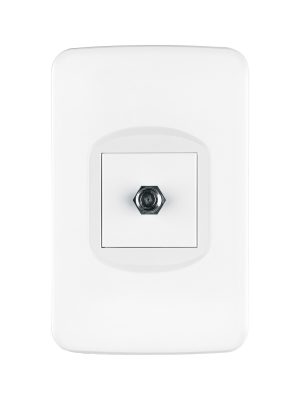 29060 - Placa armada 1 toma de TV, 1.5 módulos, Toledo, Basic