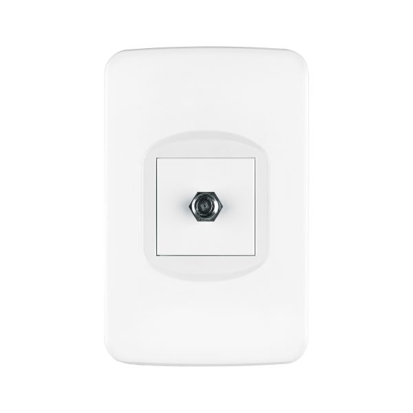 29060 - Placa armada 1 toma de TV, 1.5 módulos, Toledo, Basic