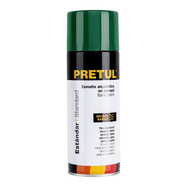 27184 - Pintura en aerosol, verde hoja, 400 ml, Pretul