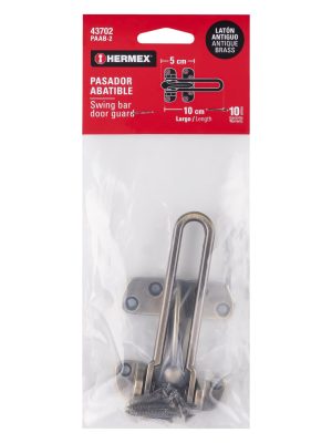 PAAB-2E1.jpg 43702 - Pasador abatible para puerta, acabado latón antiguo, HERMEX