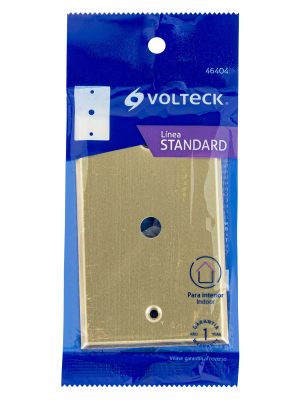 46404 - Placa pasacable de aluminio, línea Standard, Volteck
