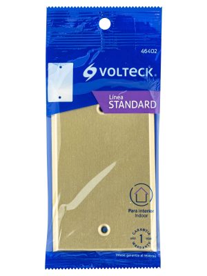 46402 - Placa ciega, de aluminio, línea Standard, Volteck